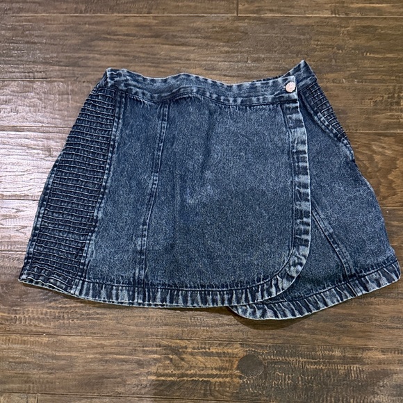 Love The Label Dresses & Skirts - Love the Label size medium Washed Denim Wrap Skort